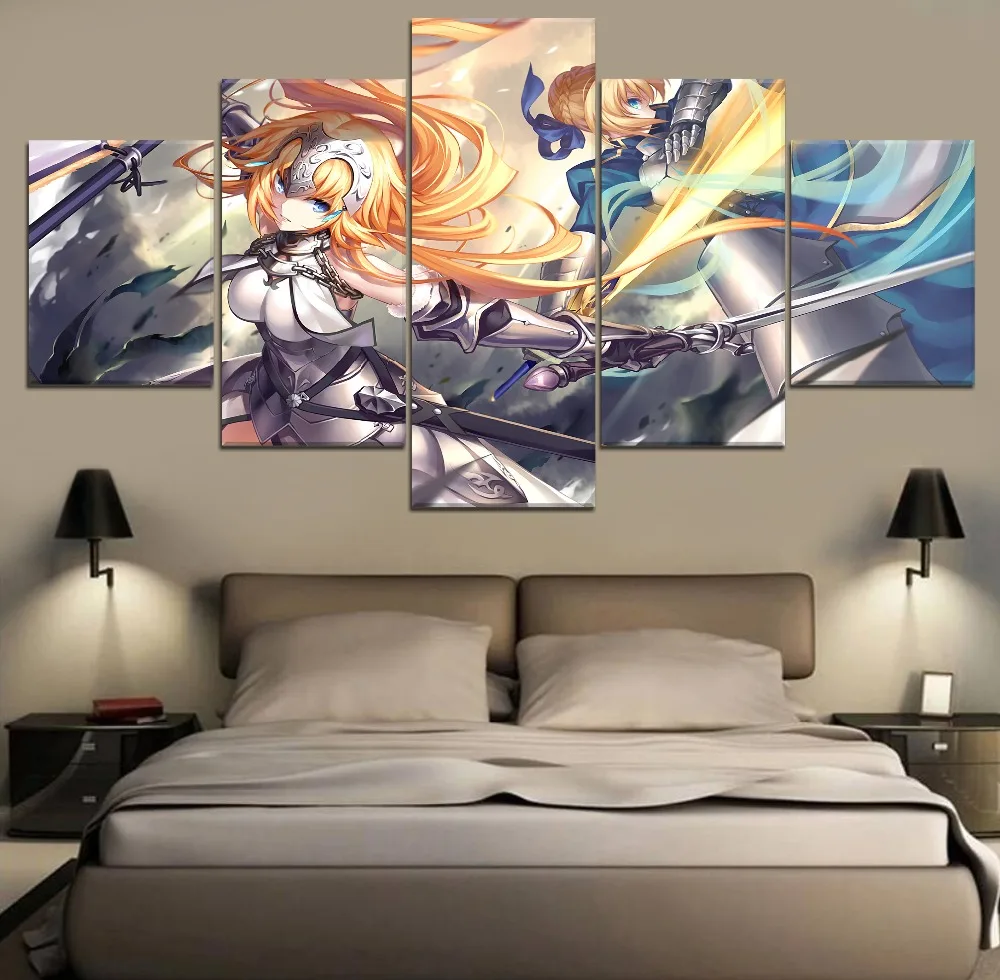 Anime Poster 5 Pieces Fate Grand Order Role Behind Pictures Canvas HD Printed Modern Home Decorative Wall Art Modular Framework
Anime Poster 5 Pieces Fate Grand Order Role Behind Pictures Canvas HD Printed Modern Home Decorative Wall Art Modular Framework