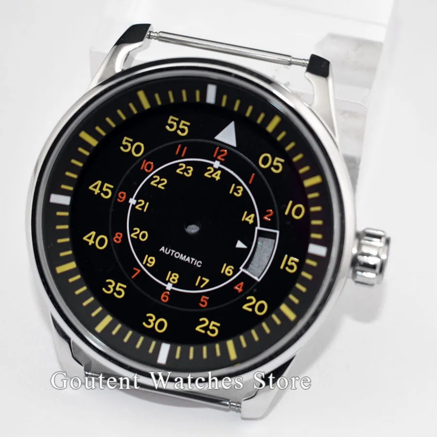2019 Hot Selling 44mm steel watch Case+Dial Fit DG 2813/3804,Miyota 82 Series Automatic movement
2019 Hot Selling 44mm steel watch Case+Dial Fit DG 2813/3804,Miyota 82 Series Automatic movement