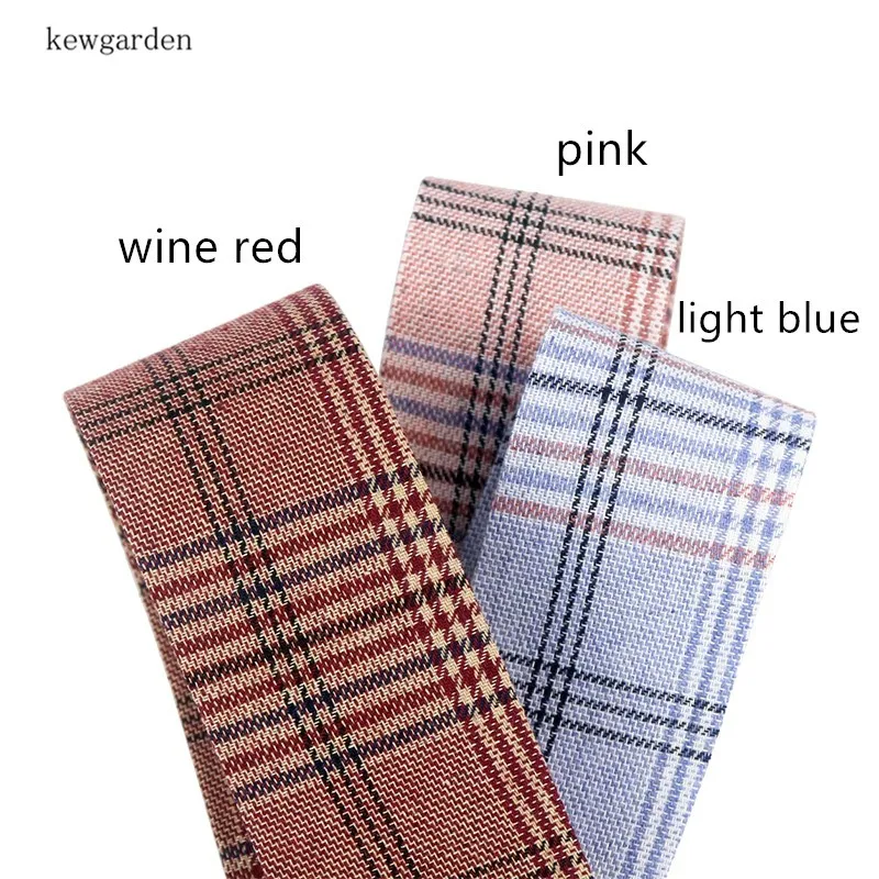 Kewgarden 25mm 1" Plaid Cotton Layering Cloth Ribbons DIY Bowknot Satin Ribbon Handmade Tape 10m/lot
Kewgarden 25mm 1" Plaid Cotton Layering Cloth Ribbons DIY Bowknot Satin Ribbon Handmade Tape 10m/lot