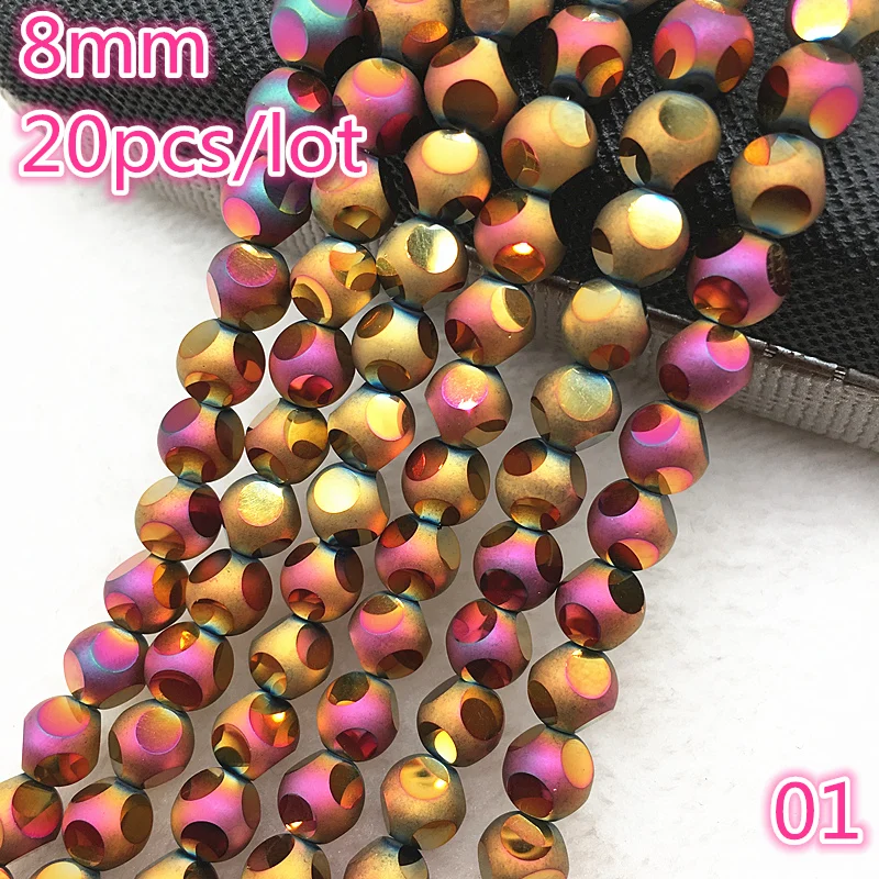 NEW 20pcs 8mm Austria Crystal Earrings Choker Bead Glass Bead Spacer Bead For Jewelry Making Necklace #01
NEW 20pcs 8mm Austria Crystal Earrings Choker Bead Glass Bead Spacer Bead For Jewelry Making Necklace #01