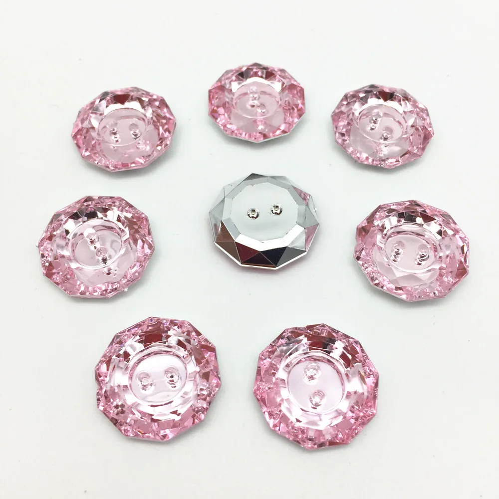 100pcs 18mm Transparent Pink Acrylic Round Buttons Sliver Plated Shiny 2 Holes Button Embellishments Scrapbooking Cardmaking
100pcs 18mm Transparent Pink Acrylic Round Buttons Sliver Plated Shiny 2 Holes Button Embellishments Scrapbooking Cardmaking