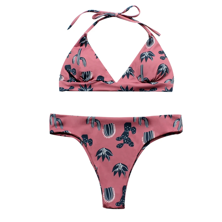 HAPPYSHARK Brazilian Bikinis Women Floral Printed Swimwear Sexy String Halter Swimsuit Beach Swimming Suit Push Up Beachwear
HAPPYSHARK Brazilian Bikinis Women Floral Printed Swimwear Sexy String Halter Swimsuit Beach Swimming Suit Push Up Beachwear