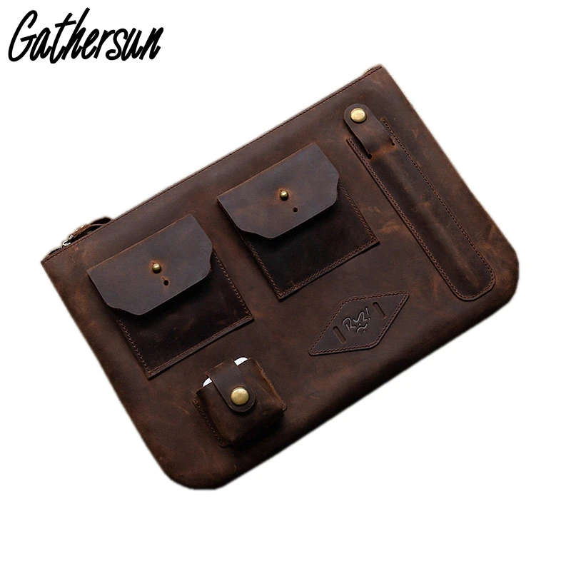 Original Design Vintage Leather Men's Clutch Bag Personalized Crazy Horse Cowhide File Bag Recommended Men's Gifts
Original Design Vintage Leather Men's Clutch Bag Personalized Crazy Horse Cowhide File Bag Recommended Men's Gifts