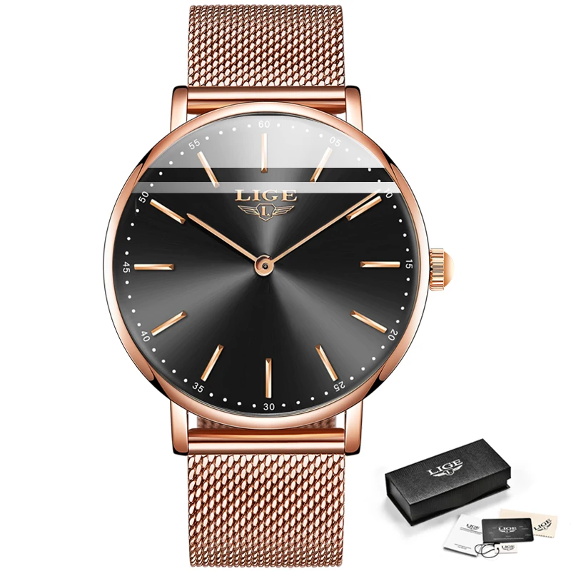Montre Femme Top Brand LIGE Fashion Wristwatch Ladies Thin Section Casual Sport Waterproof Watch Quartz Watch Relogio Feminino
Montre Femme Top Brand LIGE Fashion Wristwatch Ladies Thin Section Casual Sport Waterproof Watch Quartz Watch Relogio Feminino