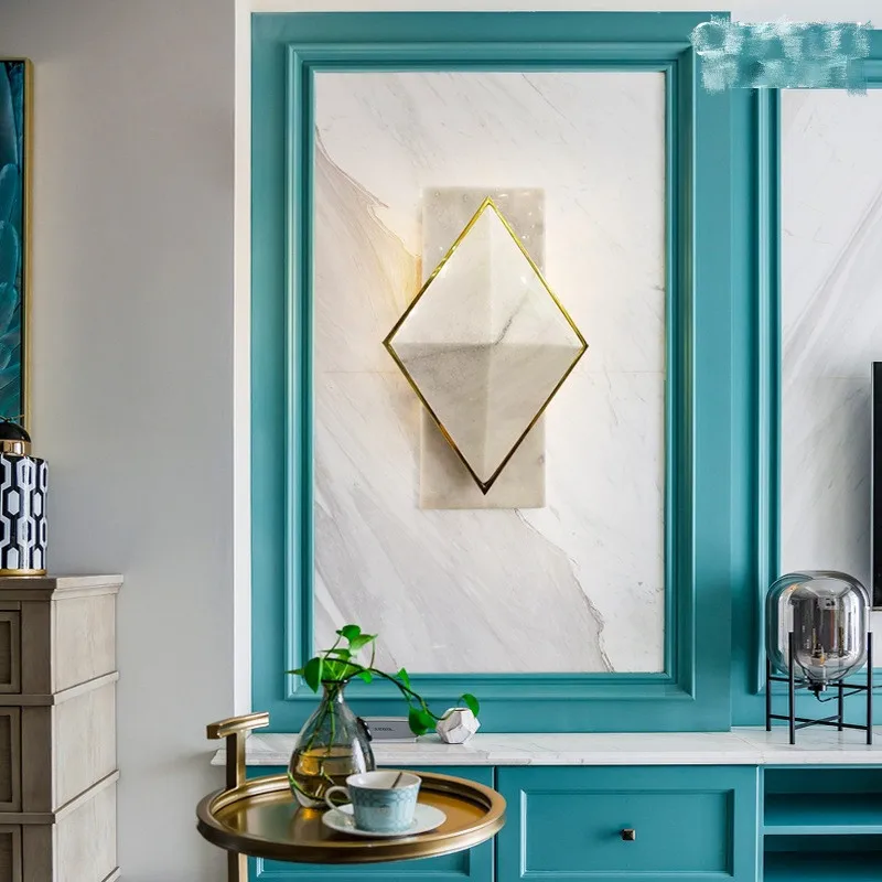 Marble Led Wall Lamp Hotel Hall Parlor Wall Light Aisle Stairs Wall Sconce Surface Mount Home Atmosphere Lighting Fixtures
Marble Led Wall Lamp Hotel Hall Parlor Wall Light Aisle Stairs Wall Sconce Surface Mount Home Atmosphere Lighting Fixtures