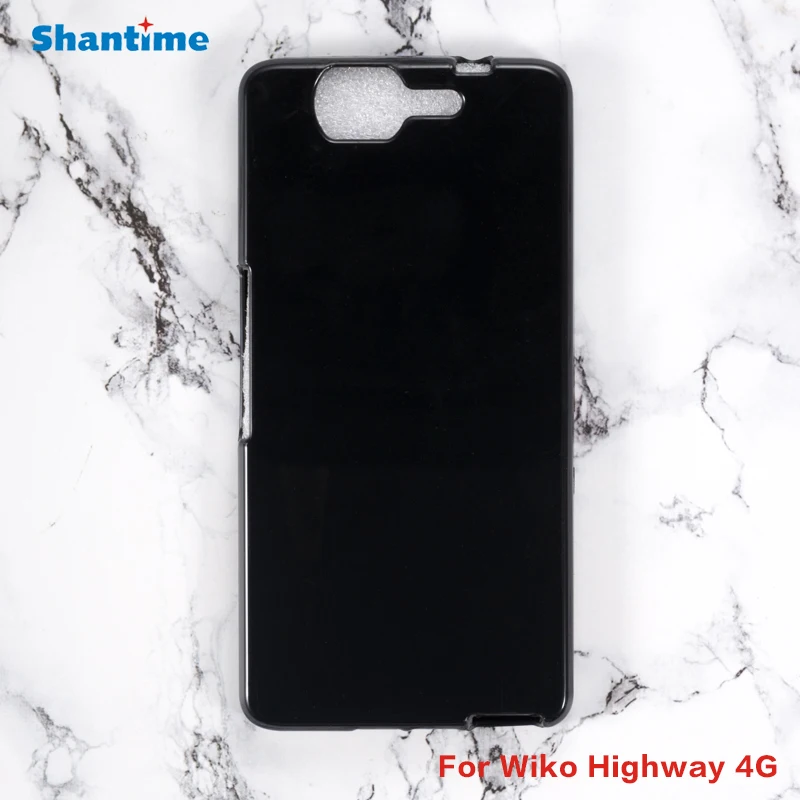 Гелевый силиконовый защитный чехол для телефона Wiko Highway 4G из мягкого ТПУ |