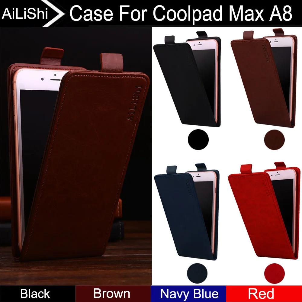 AiLiShi для Coolpad Max A8 чехол вверх и вниз Вертикальный флип телефона Роскошные PU