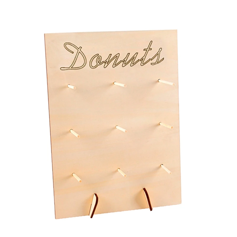 New 2Pc Donut Wall Stand Wooden Candy Sweet Doughnut Holds Party Favour Storage Rack
New 2Pc Donut Wall Stand Wooden Candy Sweet Doughnut Holds Party Favour Storage Rack