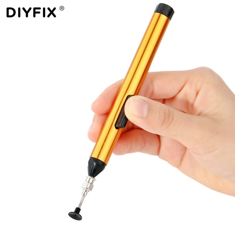 DIYFIX IC SMD вакуумная всасывающая ручка для удаления припоя 3 всасывающих головки