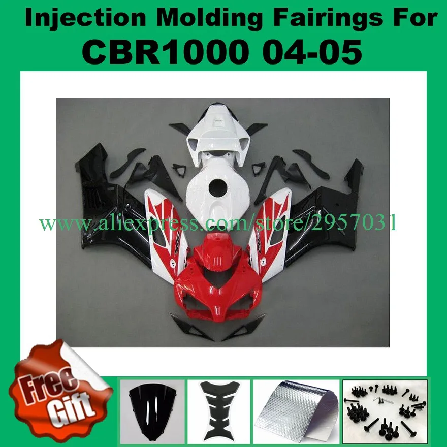 Free screws+gifts Injection For HONDA CBR 1000RR 04 05 White Red Black N325 CBR1000 RR 04-05 1000 RR CBR1000RR 2004 2005 Fairing
Free screws+gifts Injection For HONDA CBR 1000RR 04 05 White Red Black N325 CBR1000 RR 04-05 1000 RR CBR1000RR 2004 2005 Fairing