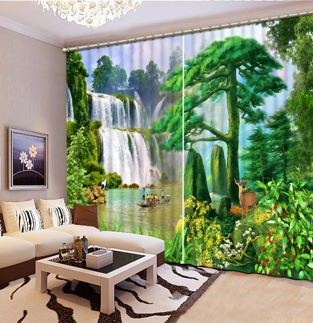 Photo Customize Size 3D Scenic waterfall living room bedroom Curtains For Bedroom Modern 3D Blackout Window
Photo Customize Size 3D Scenic waterfall living room bedroom Curtains For Bedroom Modern 3D Blackout Window