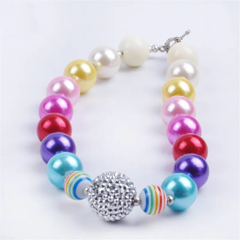 wholesale 5PCS Chunky Bead Necklace DIY Rainbow Colorful Child Chunky Bubblegum Necklace Jewelry for Little Baby Girls!!
wholesale 5PCS Chunky Bead Necklace DIY Rainbow Colorful Child Chunky Bubblegum Necklace Jewelry for Little Baby Girls!!