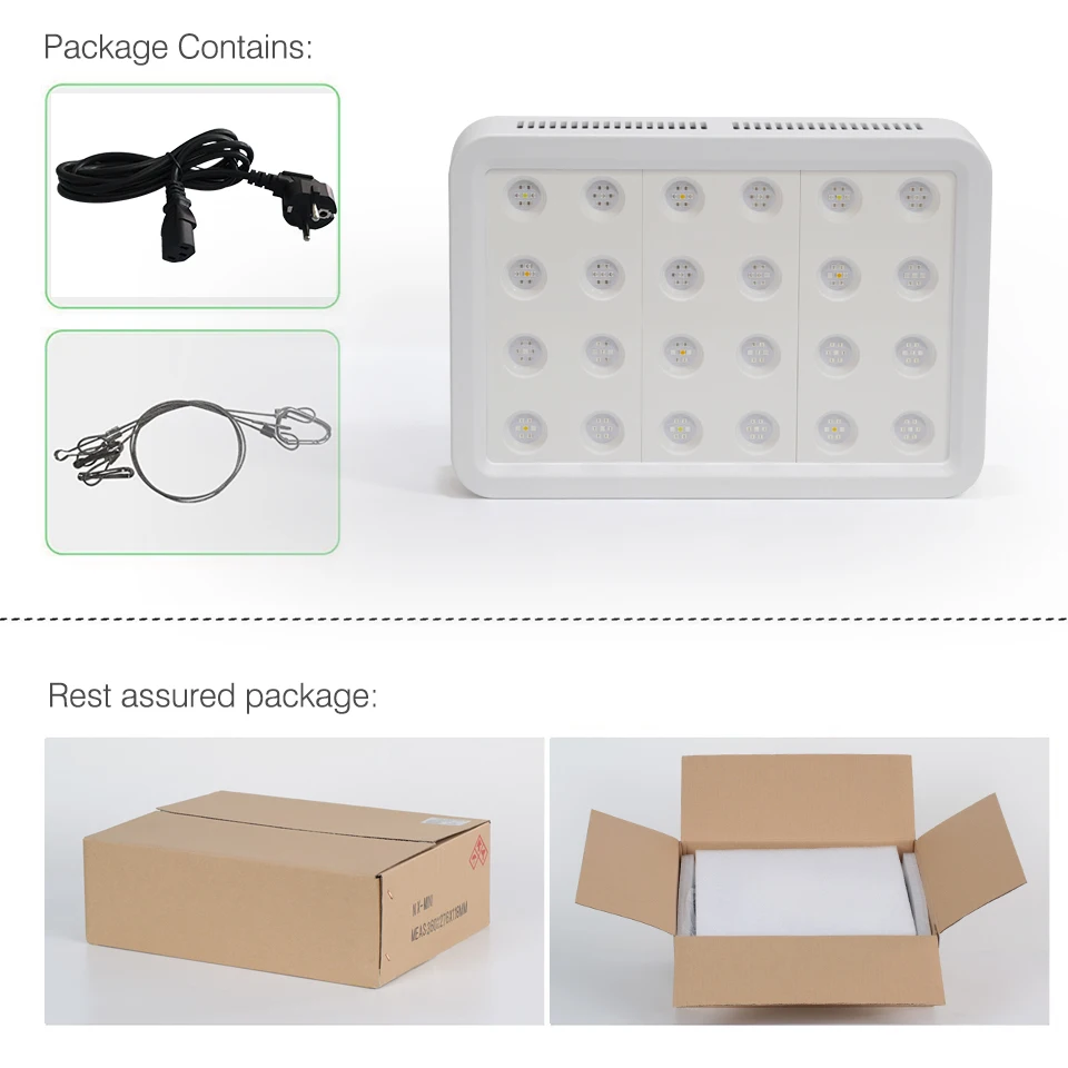 New design led phyto-lamp 300w grow light with veg stage and flower channels suitable for tent greenhouse | Освещение