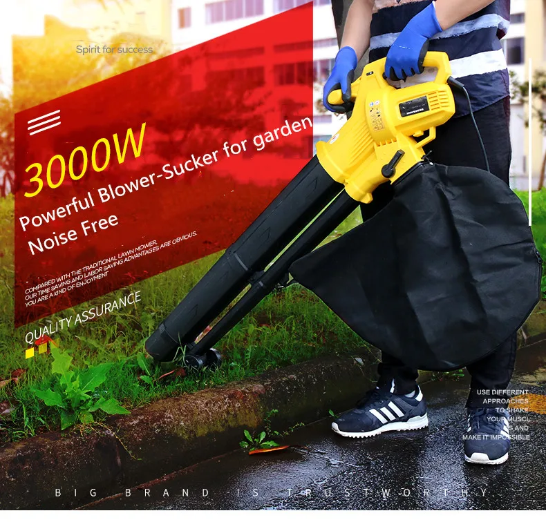 110-220V Electric blower and suction machine household small blower crushing grass dust leaves and leaves dust collection
110-220V Electric blower and suction machine household small blower crushing grass dust leaves and leaves dust collection