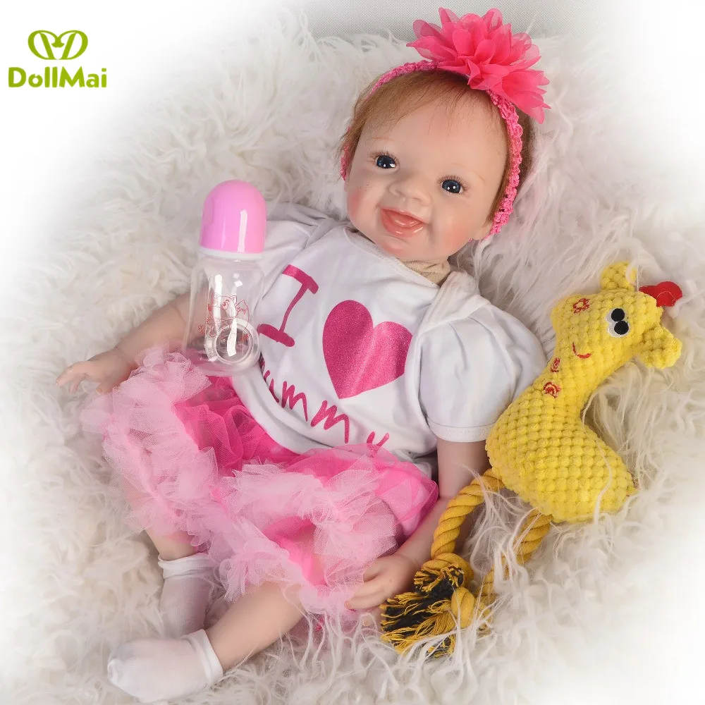 Bebes Reborn Adorable Dolls 55cm silicone reborn baby girl dolls toys for child present bebe realistic reborn bonecas
Bebes Reborn Adorable Dolls 55cm silicone reborn baby girl dolls toys for child present bebe realistic reborn bonecas