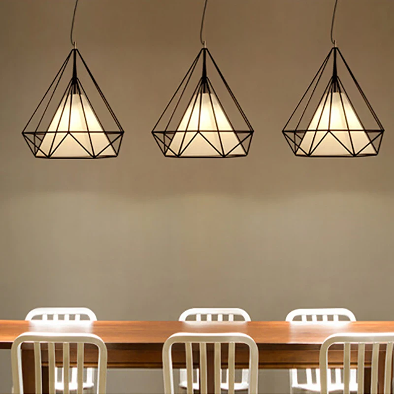 Modern art deco black/white birdcage pendant lights iron minimalist retro light loft pyramid lamp led bedroom kitchen bar cafe
Modern art deco black/white birdcage pendant lights iron minimalist retro light loft pyramid lamp led bedroom kitchen bar cafe
