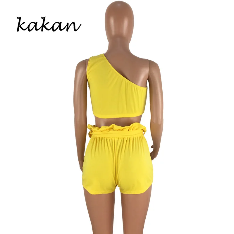 Kakan summer new women's jumpsuit two-piece casual sexy temperament shoulder-length jumpsuit
Kakan summer new women's jumpsuit two-piece casual sexy temperament shoulder-length jumpsuit