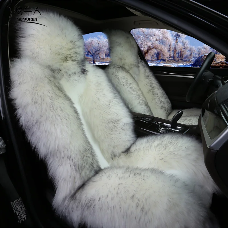 Natural Australian Wool Car Seat Cover Winter Warm Fur Seat Cushion Universal 1 Piece Front Seat Cover Auto Interior Accessories
Natural Australian Wool Car Seat Cover Winter Warm Fur Seat Cushion Universal 1 Piece Front Seat Cover Auto Interior Accessories