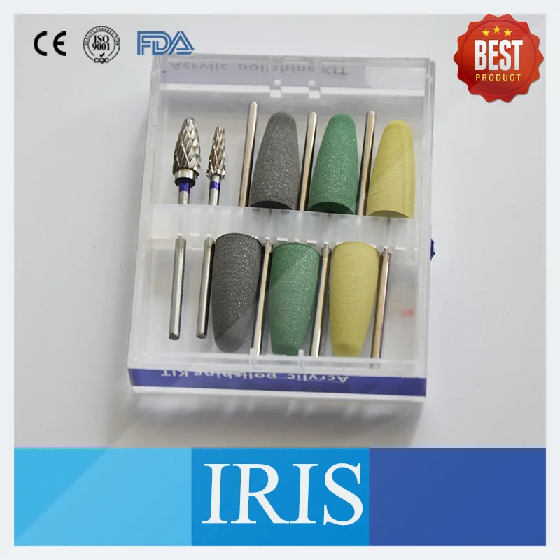 New 40 Pieces/ 5 kits Acrylic Polisher Kits Handpieces Burs Grinder For Alloy Metal Jewellery Polishing
New 40 Pieces/ 5 kits Acrylic Polisher Kits Handpieces Burs Grinder For Alloy Metal Jewellery Polishing