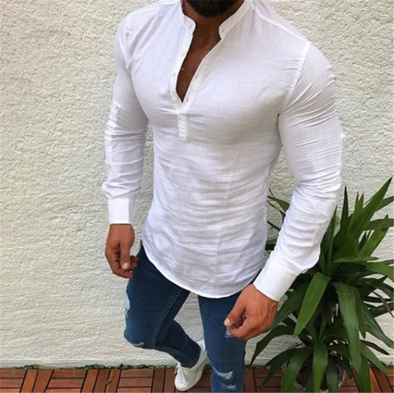 Mens Shirts 2019 Solid Color Camisa Masculina Casual Mens Shirts Plus Size 5XL Fashion Long Sleeve Shirt Casual Slim Fit Shirt
Mens Shirts 2019 Solid Color Camisa Masculina Casual Mens Shirts Plus Size 5XL Fashion Long Sleeve Shirt Casual Slim Fit Shirt