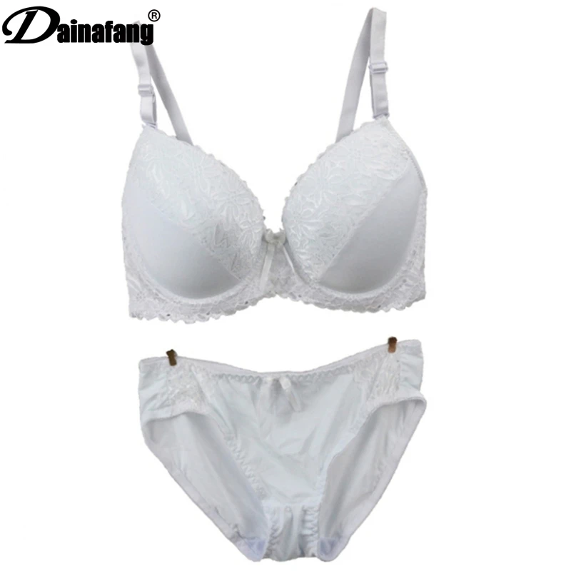 DaiNaFang Brand New DE Cup Womens Bras Set Push Up Plunge Lace Water Underwear Sexy Ladies Female Lingerie Panties
DaiNaFang Brand New DE Cup Womens Bras Set Push Up Plunge Lace Water Underwear Sexy Ladies Female Lingerie Panties