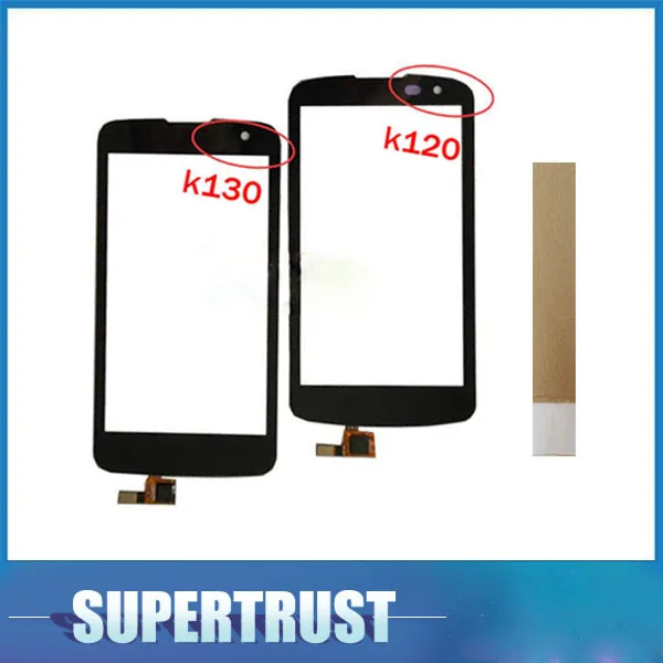 Сенсорный Экран 4 5 дюйма для LG K4 K120 K120E K121 K130 K130E дигитайзер Переднее стекло