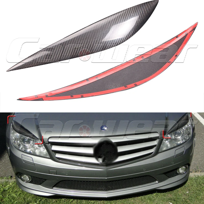 2007-2010 накладка на переднюю фару из углеродного волокна для Mercedes benz C class C180 C200 C260 C300 W204 C63
2007-2010 накладка на переднюю фару из углеродного волокна для Mercedes benz C class C180 C200 C260 C300 W204 C63