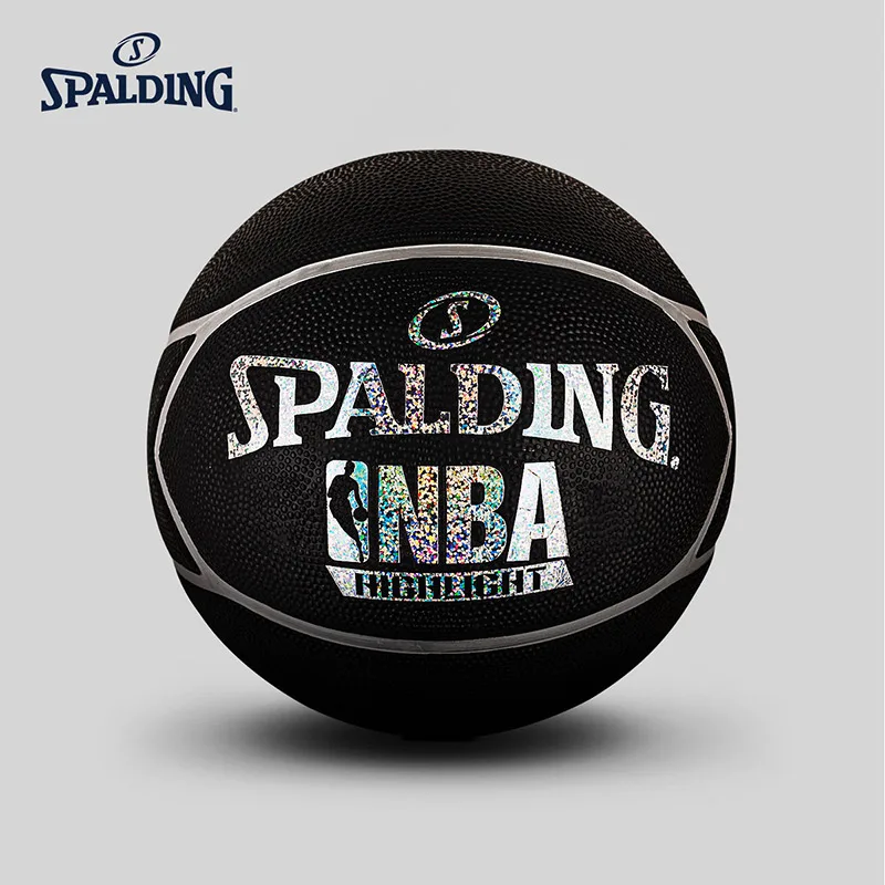 SPALDING оригинальный серебряный баскетбольный мяч Официальный Размер и вес 7 #