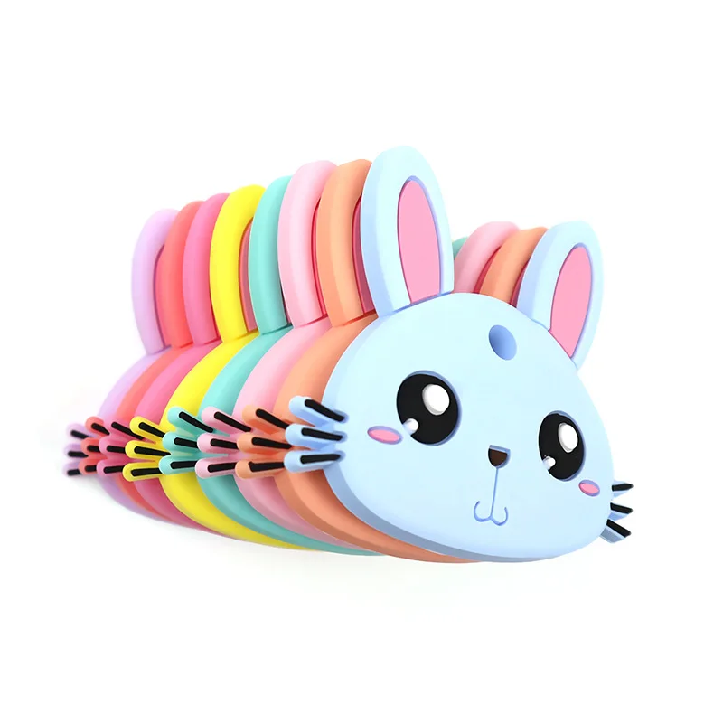 Rabbit Silicone Teether Baby Teething BPA Free Silicon Gel Chew Toys DIY Bead Infant Pacifier Clip Pendant Tooth Training Teeth
Rabbit Silicone Teether Baby Teething BPA Free Silicon Gel Chew Toys DIY Bead Infant Pacifier Clip Pendant Tooth Training Teeth