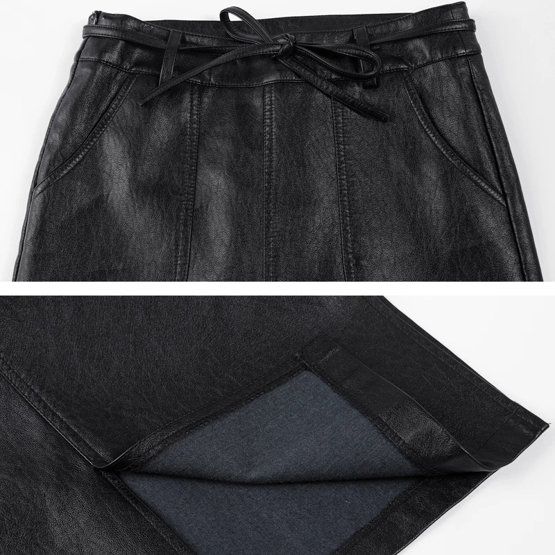 SHINYMORA 2017 PU Leather Knee Length Skirts for Women Lace Up High Waist Skirts Lady Slim Pack Hip Skirt with Pocket Plus Size
SHINYMORA 2017 PU Leather Knee Length Skirts for Women Lace Up High Waist Skirts Lady Slim Pack Hip Skirt with Pocket Plus Size