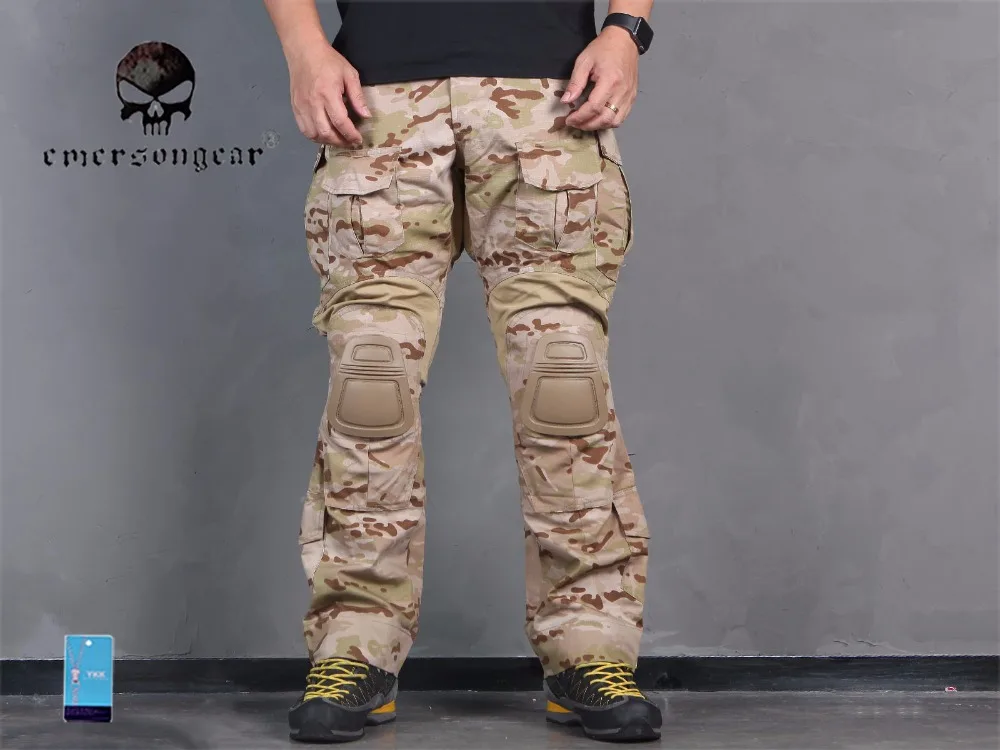 EMERSON тактические брюки Gen3 боевые военные bdu с наколенником Мультикам засушливые