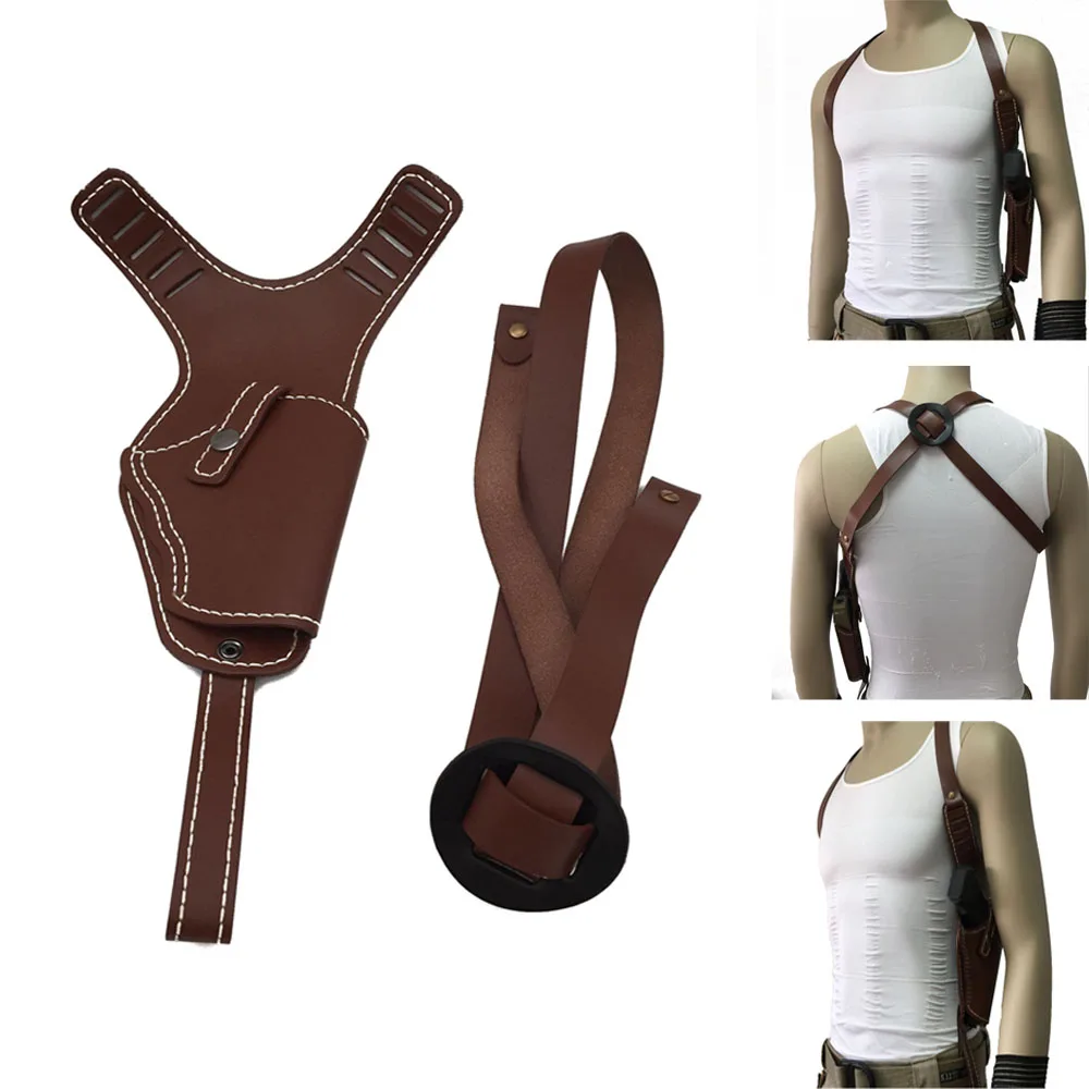 Hunting Tactical Universal Hand Gun Holster Vertical Shoulder Auto Handguns Cowhide Holster Adjustable Leather Gun Bag
Hunting Tactical Universal Hand Gun Holster Vertical Shoulder Auto Handguns Cowhide Holster Adjustable Leather Gun Bag