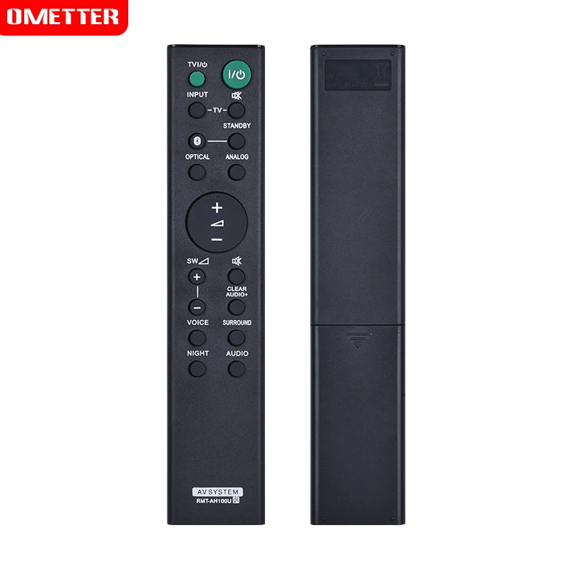 RMT-AH100U Remote Control for Sony Soundbar HT-CT180 SA-CT180 SA-WCT180 HTCT180 SACT180 SAWCT180 149293011
RMT-AH100U Remote Control for Sony Soundbar HT-CT180 SA-CT180 SA-WCT180 HTCT180 SACT180 SAWCT180 149293011