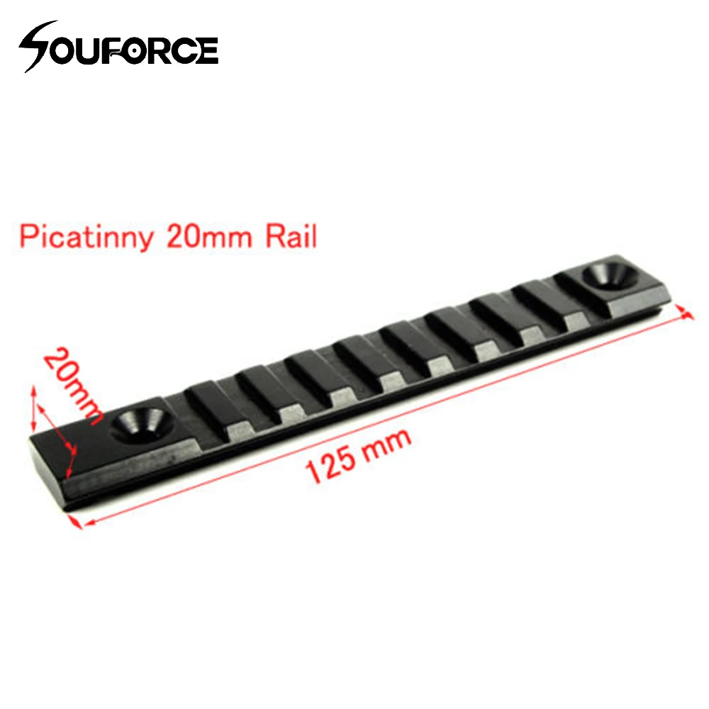 

Dovetail Weaver Picatinny Rail Mount with 20mm Mount 125mm Length and 9 Slots of Hunting Scope Mounts & Accessories