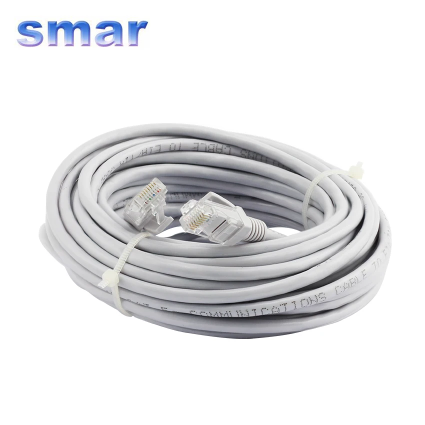 Интернет сеть LAN 5 м 10 15 20 RJ45 Ethernet кабель шнур для CAT5E IP камеры компьютера