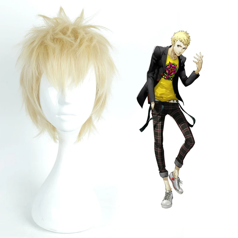 Game Persona 5 Cosplay Wig Ryuji Sakamoto Cosplay Ponytail Hair Heat Resistant Synthetic Wig Halloween Party Cosplay Wig
Game Persona 5 Cosplay Wig Ryuji Sakamoto Cosplay Ponytail Hair Heat Resistant Synthetic Wig Halloween Party Cosplay Wig
