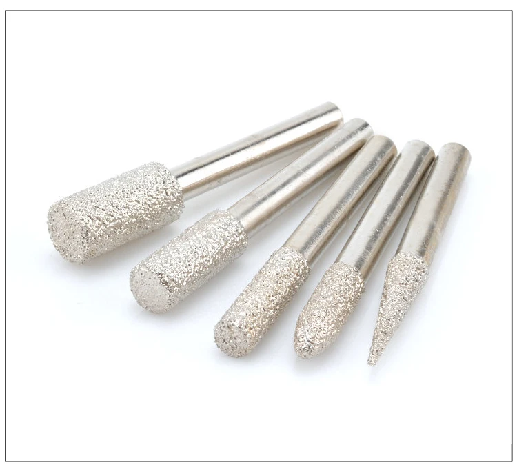 Brazing sintered grinding diamond grinding head jade carving diamond grinding head 6MM handle PEN
Brazing sintered grinding diamond grinding head jade carving diamond grinding head 6MM handle PEN