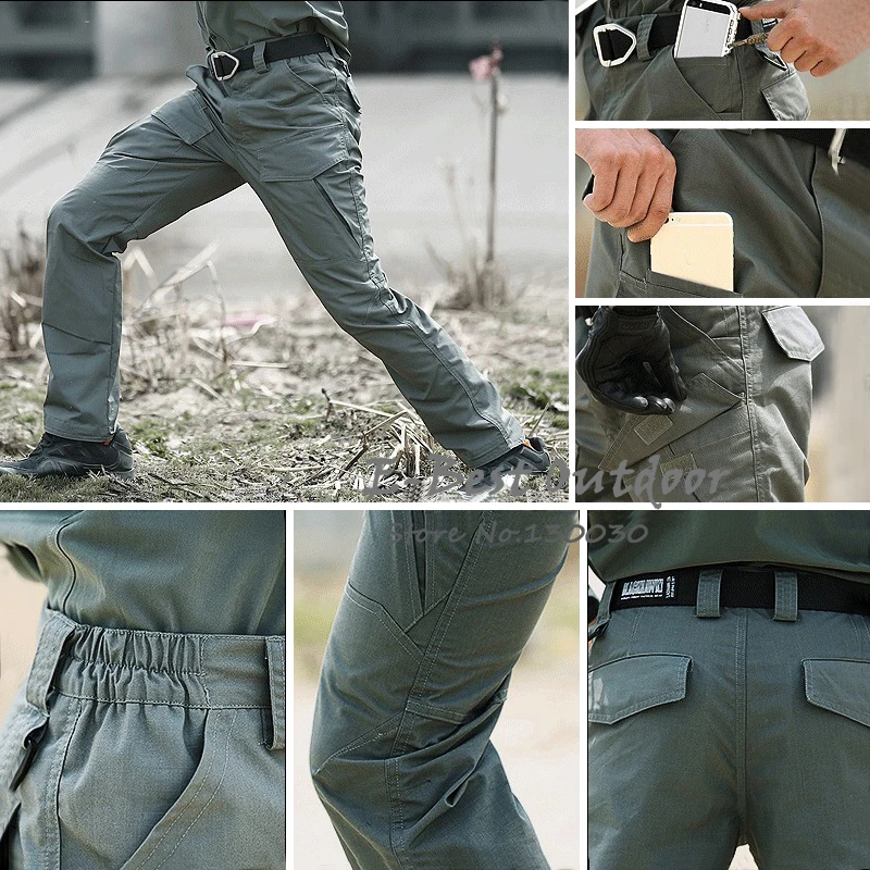 Men Waterproof Military Tactical Pants Men SWAT Soldier Combat Trousers Camo Militar Work Army Casual Cargo Pants
Men Waterproof Military Tactical Pants Men SWAT Soldier Combat Trousers Camo Militar Work Army Casual Cargo Pants