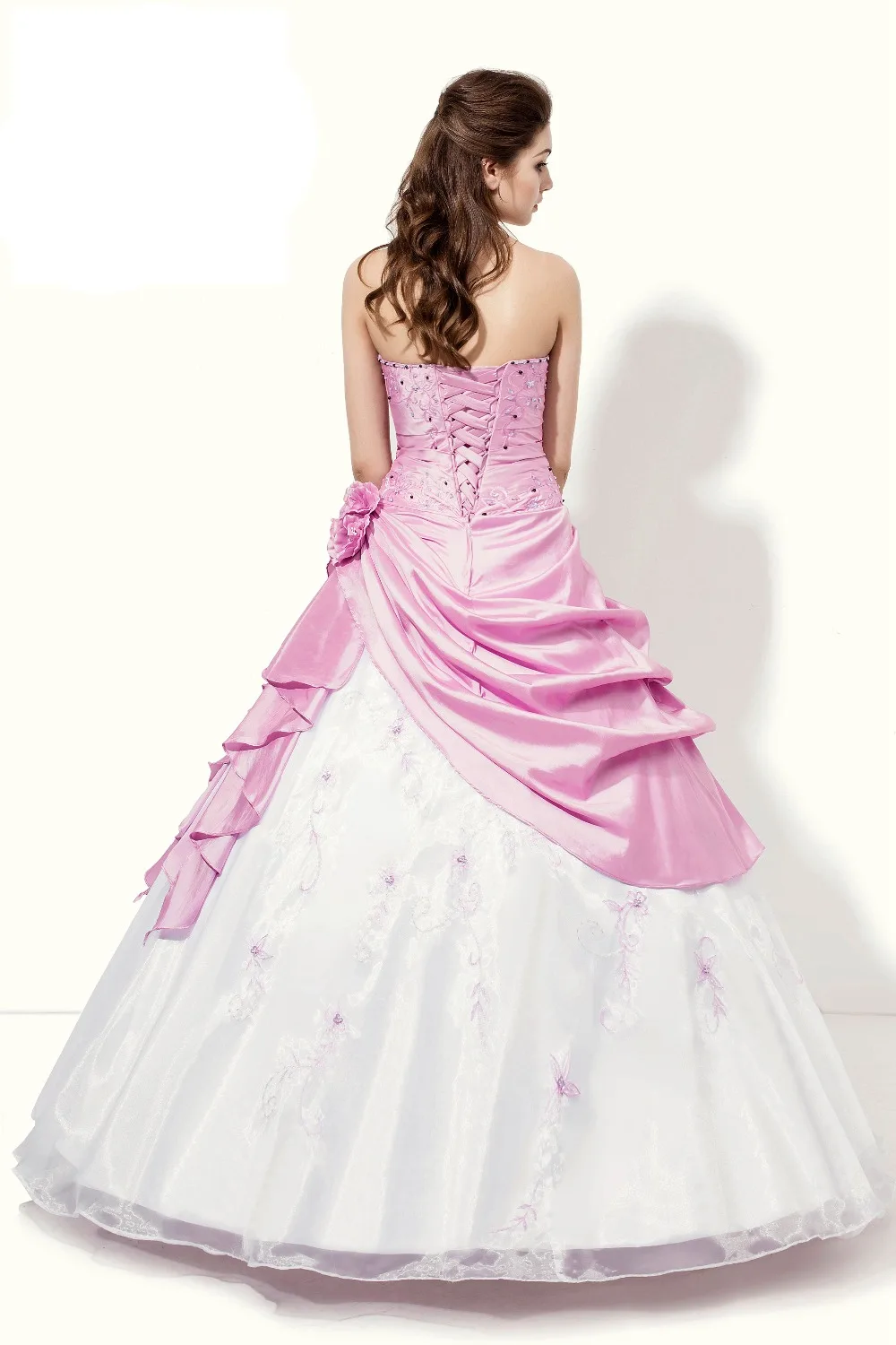 ANGELSBRIDEP Fashion Quinceanera Dresses Vestidos De 15 Anos Embroidery Floor-Length Debutante Gowns Special Occasion Dress | Свадьбы и