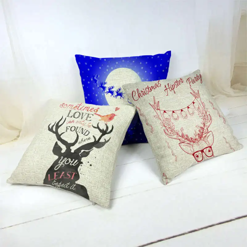Cartoon Style Christmas Animal Pattern Cushion Set Cute Elk Holiday Gift Cotton Linen Home Sofa Decoration Throw Pillowcase
Cartoon Style Christmas Animal Pattern Cushion Set Cute Elk Holiday Gift Cotton Linen Home Sofa Decoration Throw Pillowcase