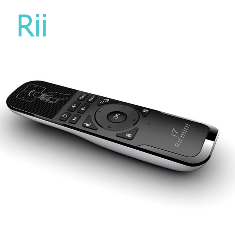 

Rii mini i7 Mini Fly Air Mouse 2.4G Wireless Built-in 6 Axis Gaming Motion Sensing Remote Control for PC/Smart tv/Android Box