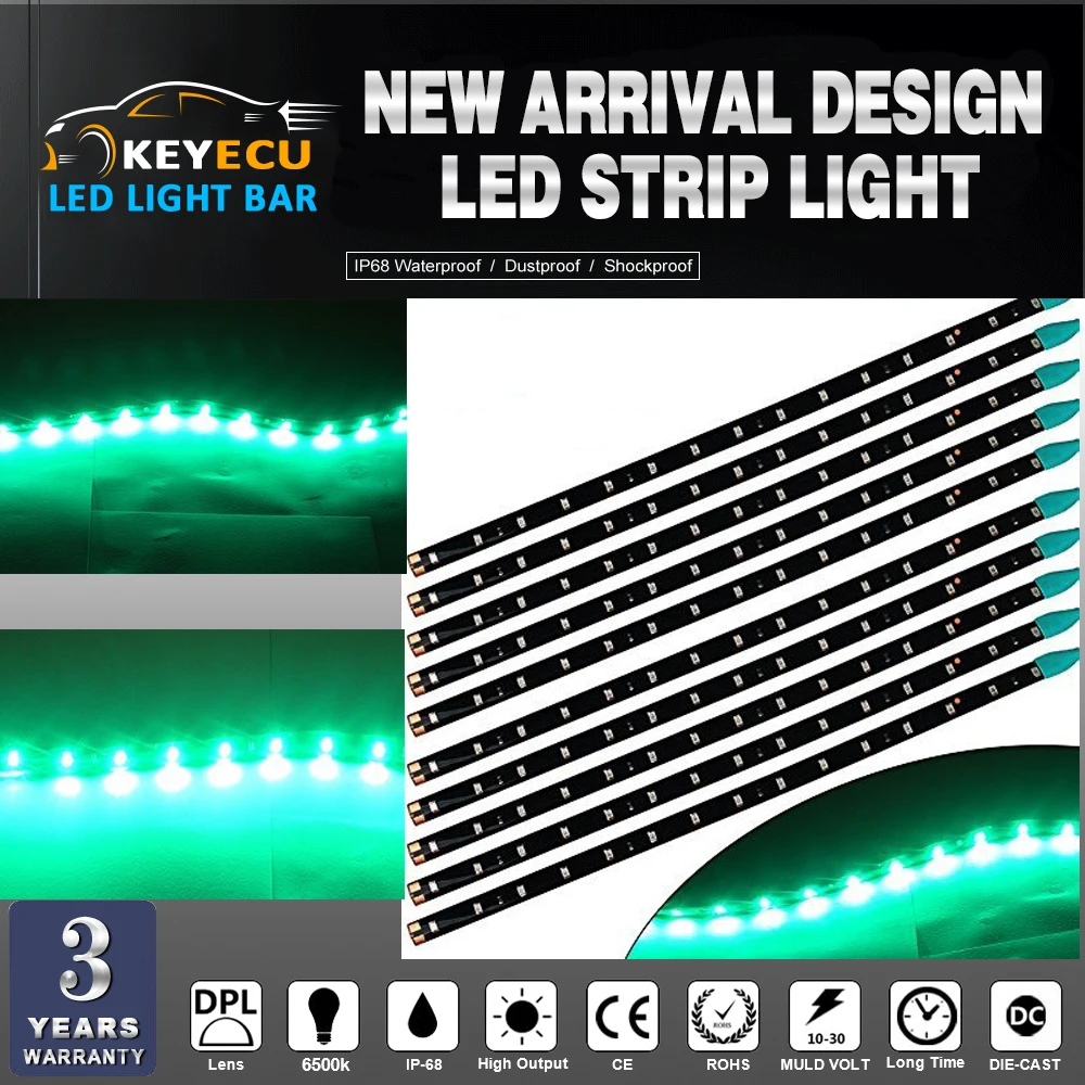 Зеленая светодиодная лента KEYECU 15SMD для внутреннего освещения автомобиля, осветительный прибор для салона, длинный рыцарь, всадник, световой...
Зеленая светодиодная лента KEYECU 15SMD для внутреннего освещения автомобиля, осветительный прибор для салона, длинный рыцарь, всадник, световой...