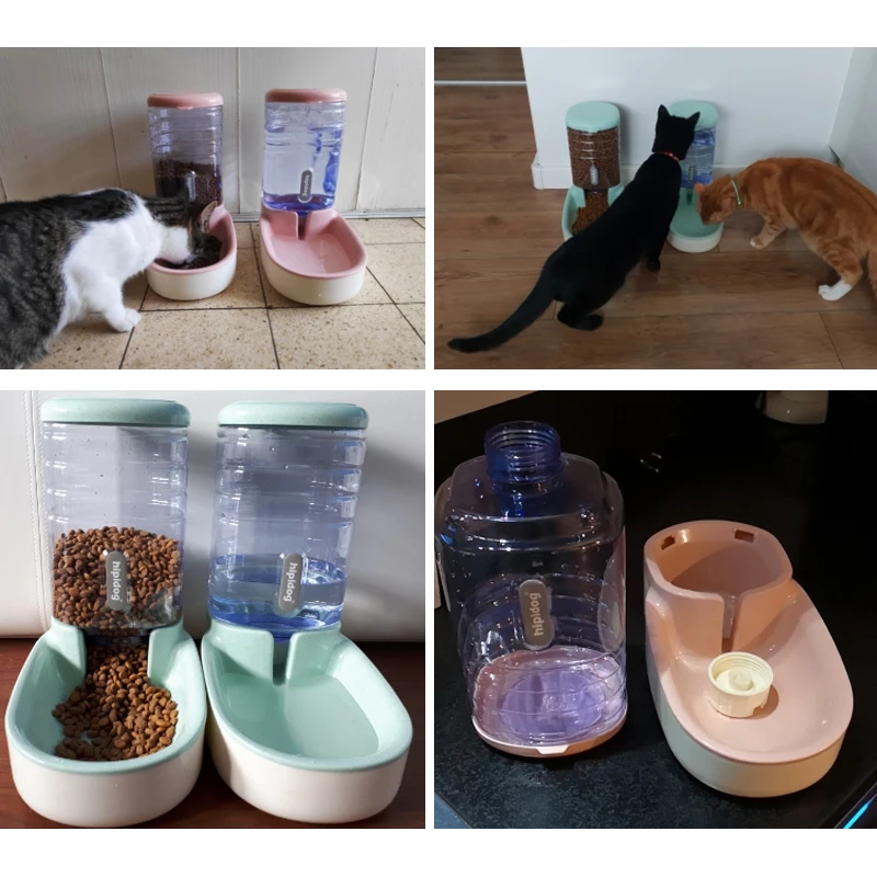 Petshy 2 Pieces/set Dog Cat Feeders Water Dispenser Fountain Bottle Set Plastic Automatic Pet Feeding Drinker Water Bowl
Petshy 2 Pieces/set Dog Cat Feeders Water Dispenser Fountain Bottle Set Plastic Automatic Pet Feeding Drinker Water Bowl