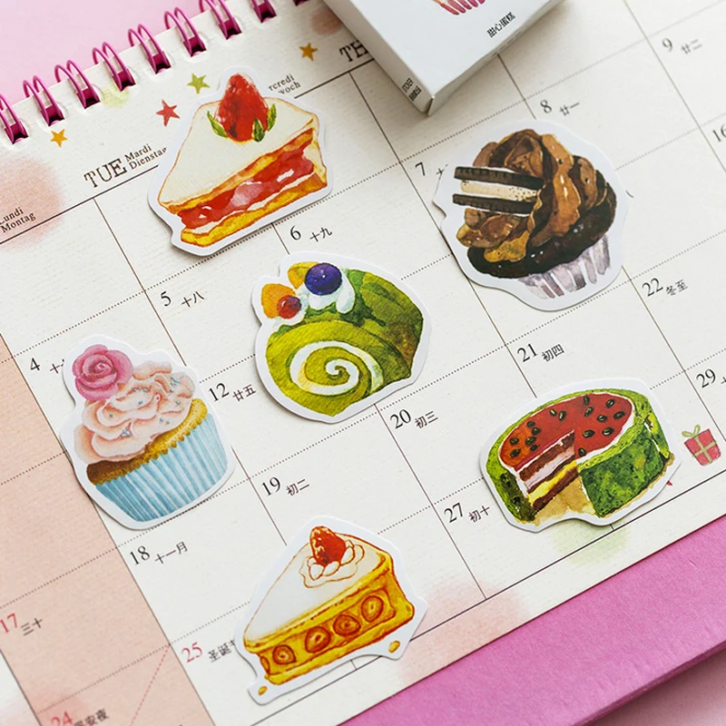 50 Pcs/Lot Sweet Cake Mini Paper Sticker Decorative Diary Scrapbooking Stickers Kawaii Stationery School Supplies Papeleria
50 Pcs/Lot Sweet Cake Mini Paper Sticker Decorative Diary Scrapbooking Stickers Kawaii Stationery School Supplies Papeleria