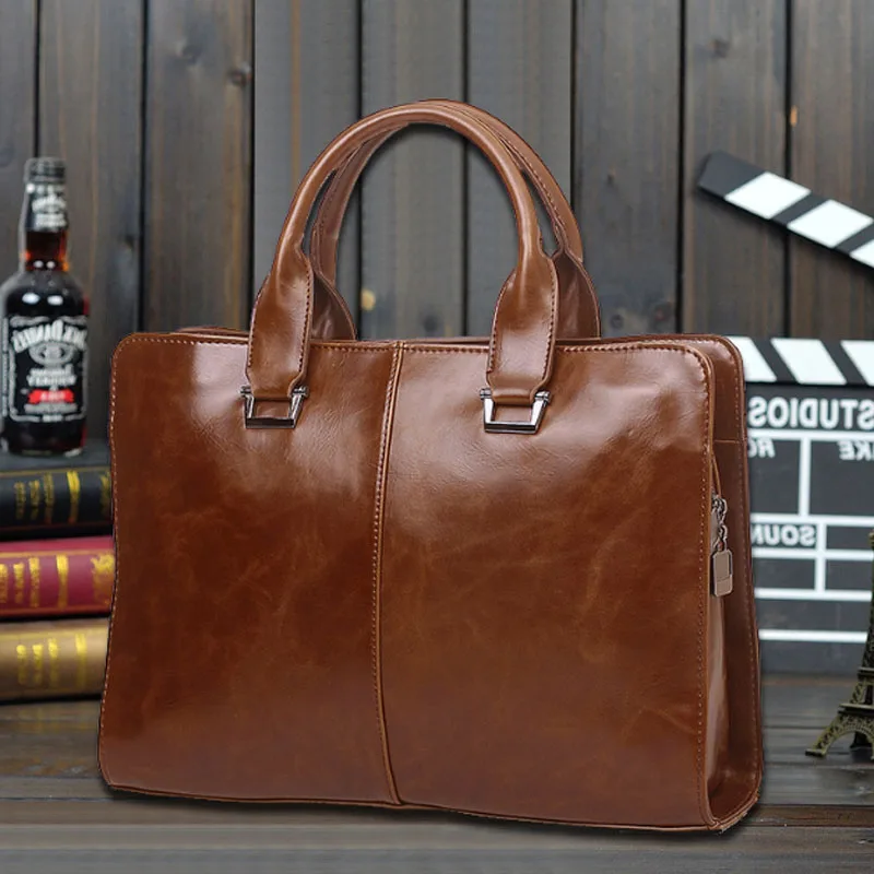 Man Bag computer Briefcase Men Crossbody Totes Bag Vintage Crazy Horse PU Leather Casual Messenger Bag Handbags
Man Bag computer Briefcase Men Crossbody Totes Bag Vintage Crazy Horse PU Leather Casual Messenger Bag Handbags