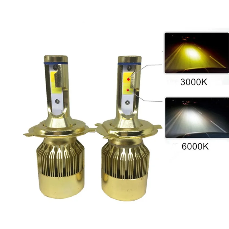 PAMPSEE Car Headlight H4 LED H7 LED Bulb 3000K 6000K H1 H3 H8 H11 9005 HB3 9006 HB4 880 H27 LED Dual Color Yellow White Light CS
PAMPSEE Car Headlight H4 LED H7 LED Bulb 3000K 6000K H1 H3 H8 H11 9005 HB3 9006 HB4 880 H27 LED Dual Color Yellow White Light CS