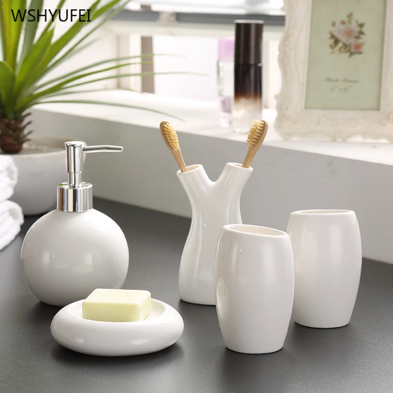 5pcs Wedding decoration China white Thread floral patterns Ceramics Bathroom suite accessories toothbrush holder
5pcs Wedding decoration China white Thread floral patterns Ceramics Bathroom suite accessories toothbrush holder