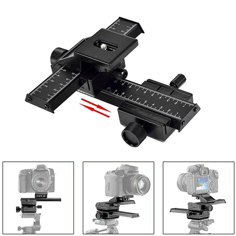 Centechia 4 Way Macro Focusing Rail Slider With Screw Adjustable Macroshot Photography For Canon Sony Pentax Nikon Camera GDeals
Centechia 4 Way Macro Focusing Rail Slider With Screw Adjustable Macroshot Photography For Canon Sony Pentax Nikon Camera GDeals