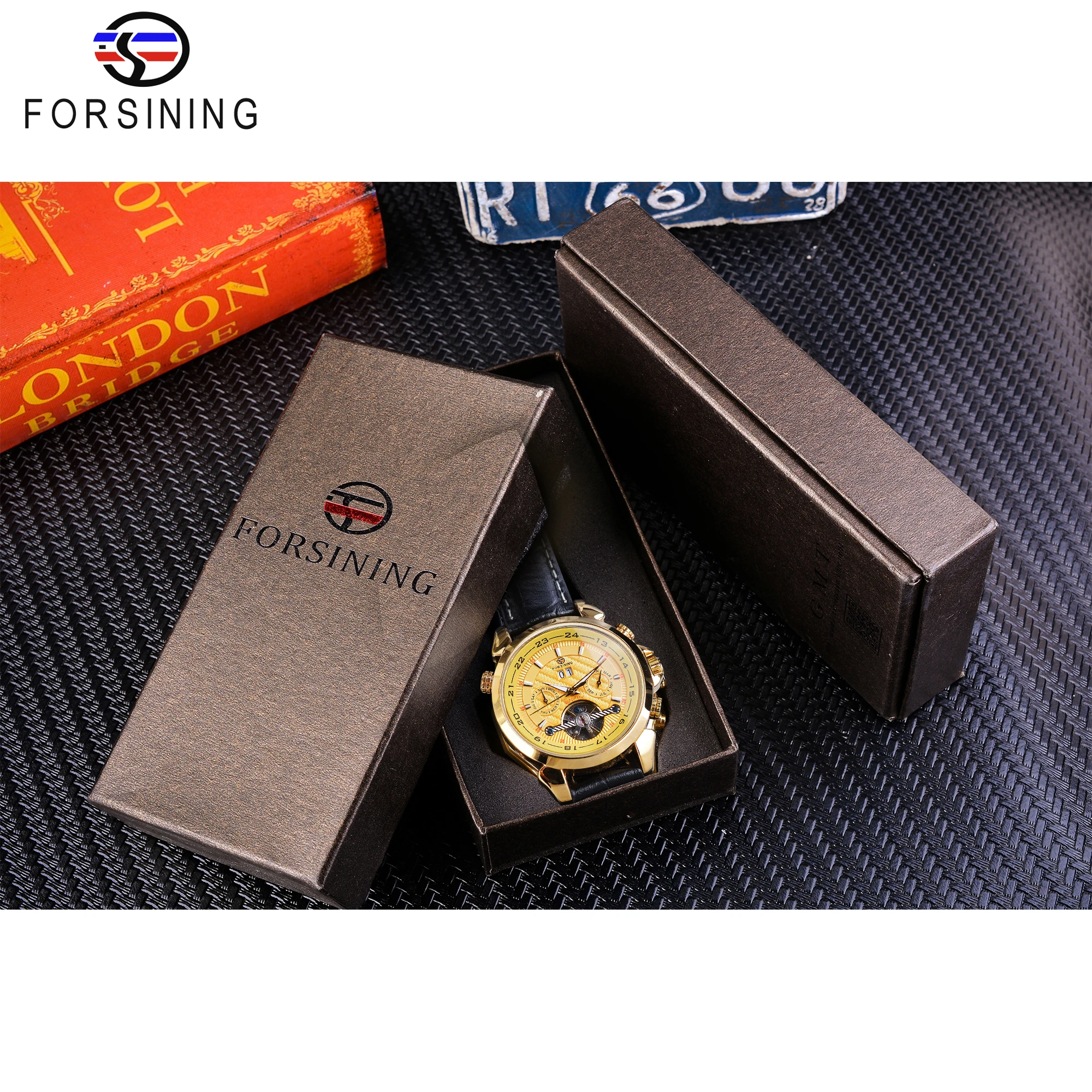 Forsining Full Golden Tourbillon Men Mechanical Watch Grand Automatic Date Multifunction Genuine Leather Male Dress Reloj Hombre
Forsining Full Golden Tourbillon Men Mechanical Watch Grand Automatic Date Multifunction Genuine Leather Male Dress Reloj Hombre