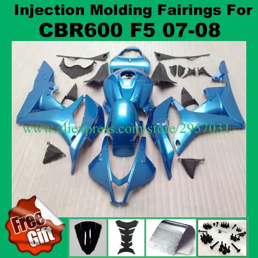 Free screws+gifts Injection mold Fairing kit for HONDA CBR600RR F5 07 08 CBR 600RR 2007 2008 CBR600 Sky Blue Fairings
Free screws+gifts Injection mold Fairing kit for HONDA CBR600RR F5 07 08 CBR 600RR 2007 2008 CBR600 Sky Blue Fairings